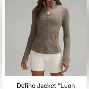 Lululemon Define Jacket Luon Nomad Size 8